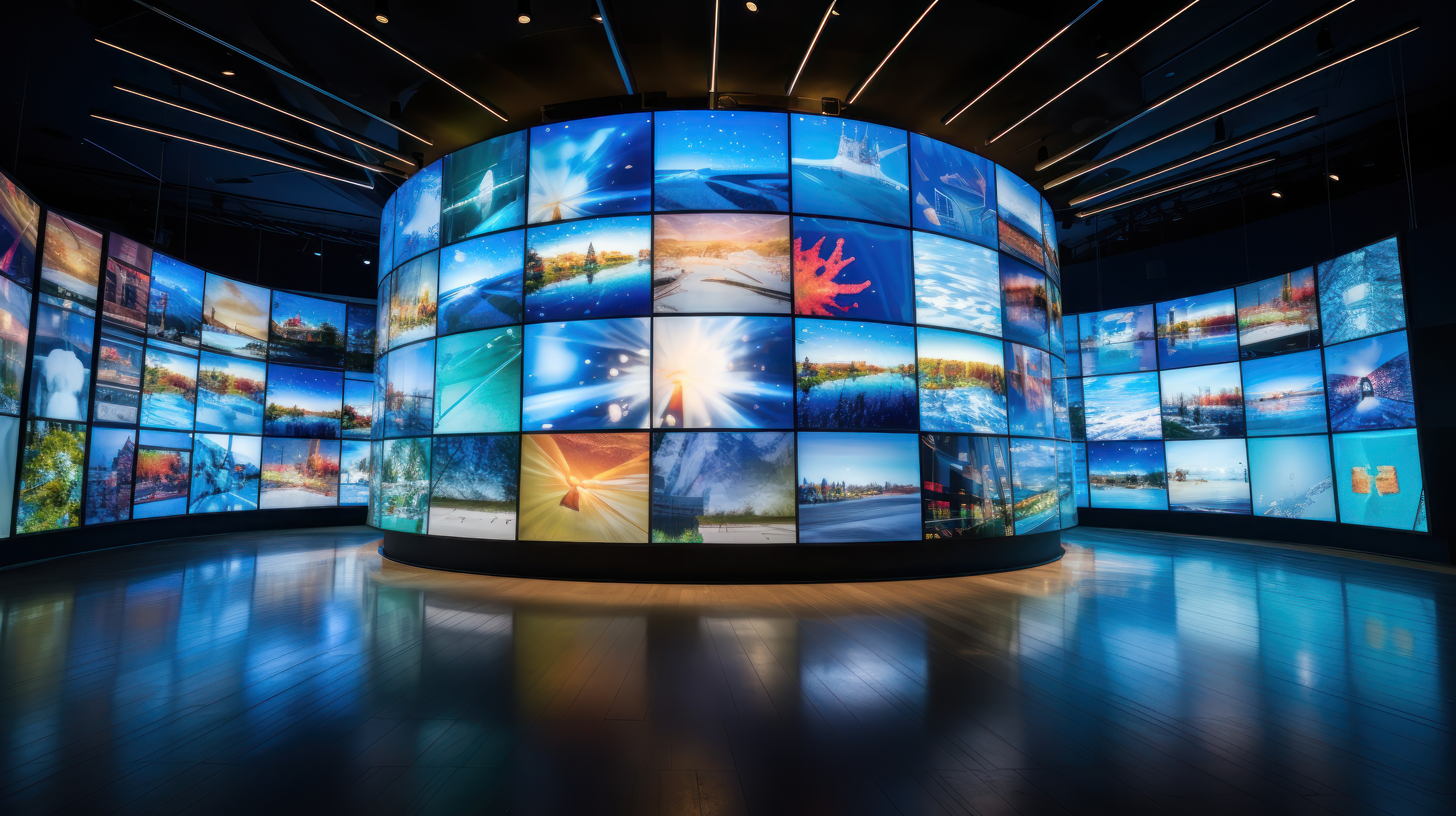 AirView Pro 4K LED Video Wall - Airport Display Solutions UAE